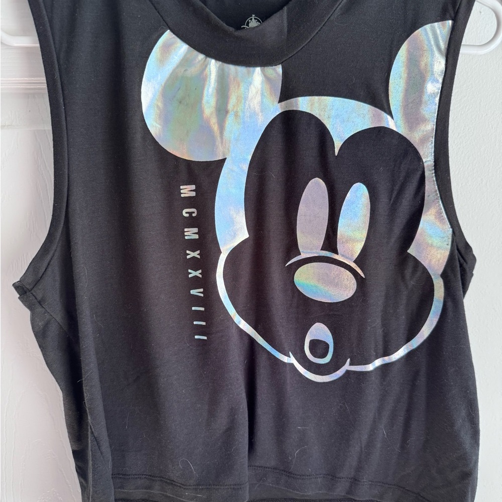 Disney Mickey Mouse Women’s Cropped Tank Top - Picture 5 of 7